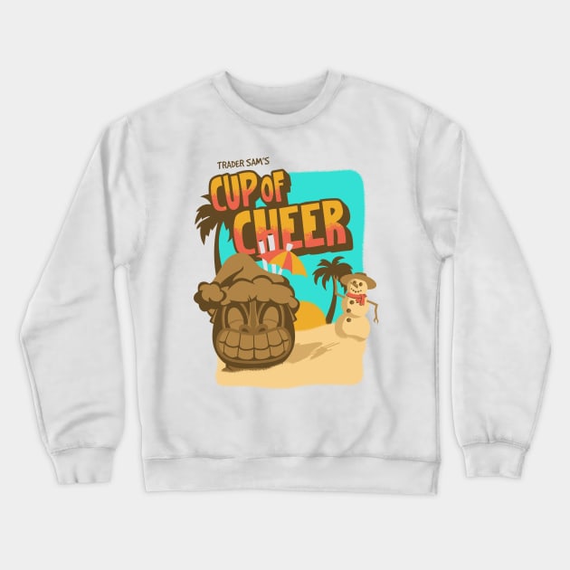 Trader Sam's Cup of Cheer Crewneck Sweatshirt by ryandraws_stuff